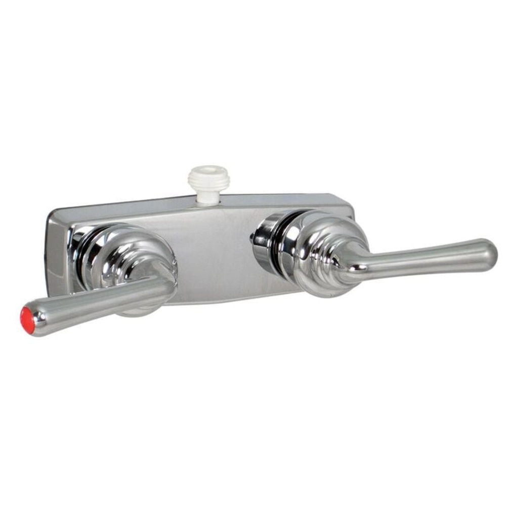 Chrome Finish Dual Handle Shower Faucet Valve